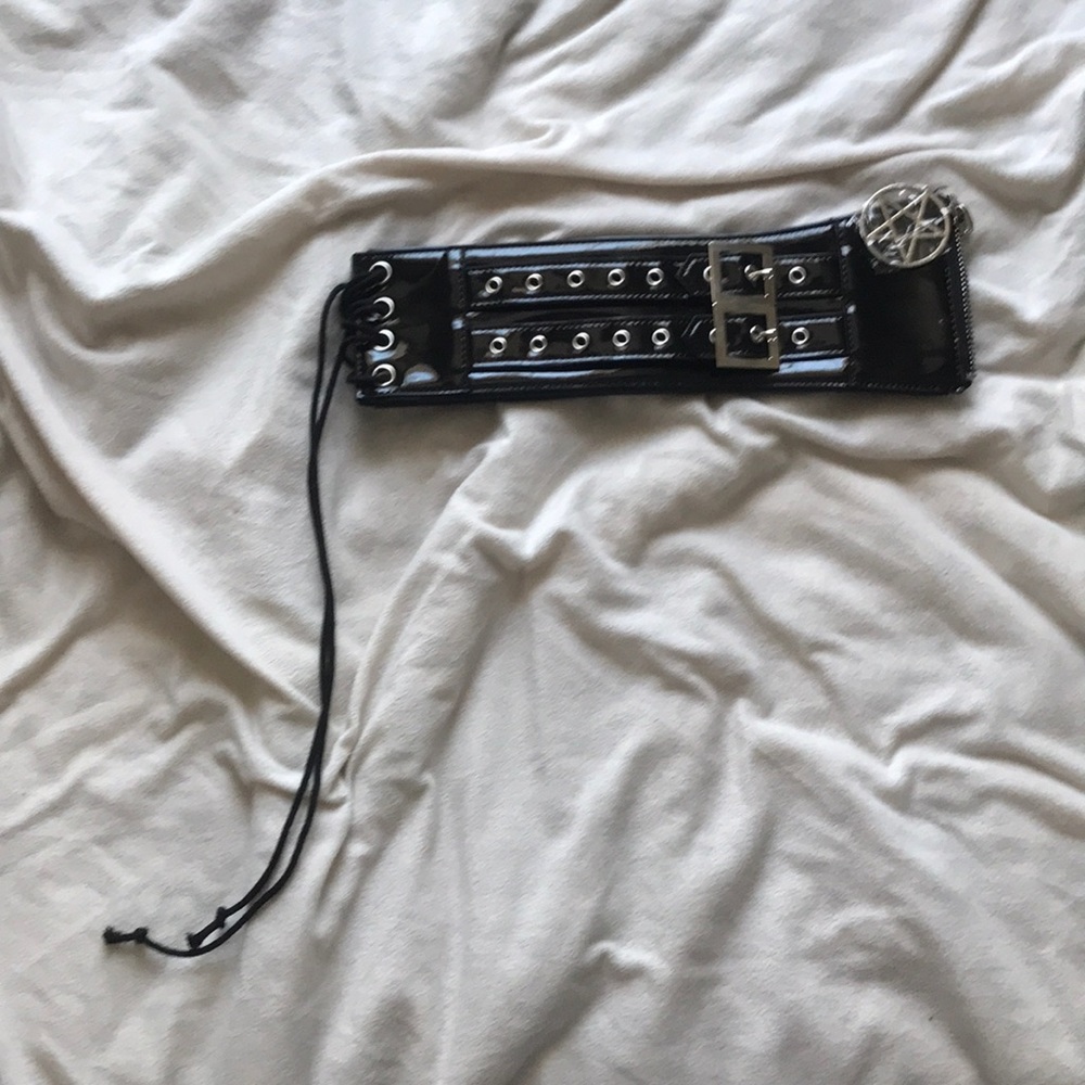 Killstar Outcast cincher belt- One size- Black